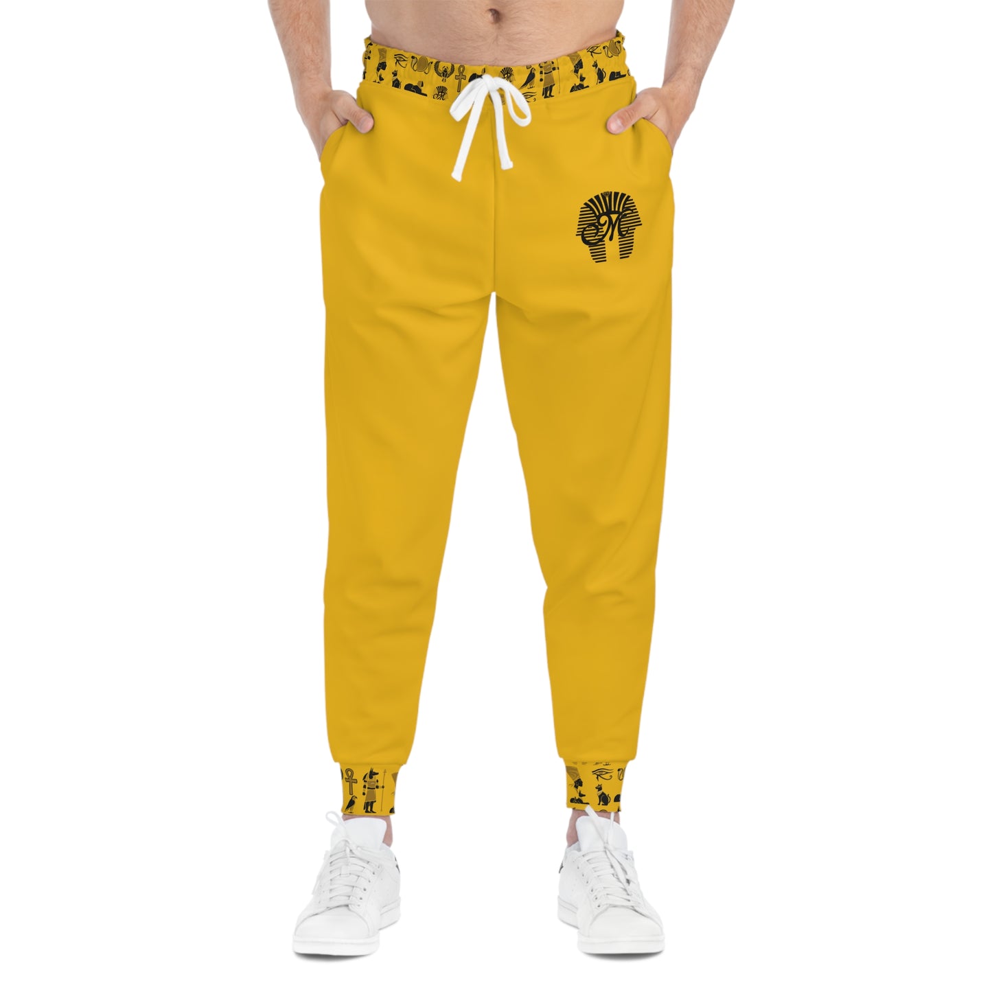 MoMel Athletic Joggers in Yellow - High Quality