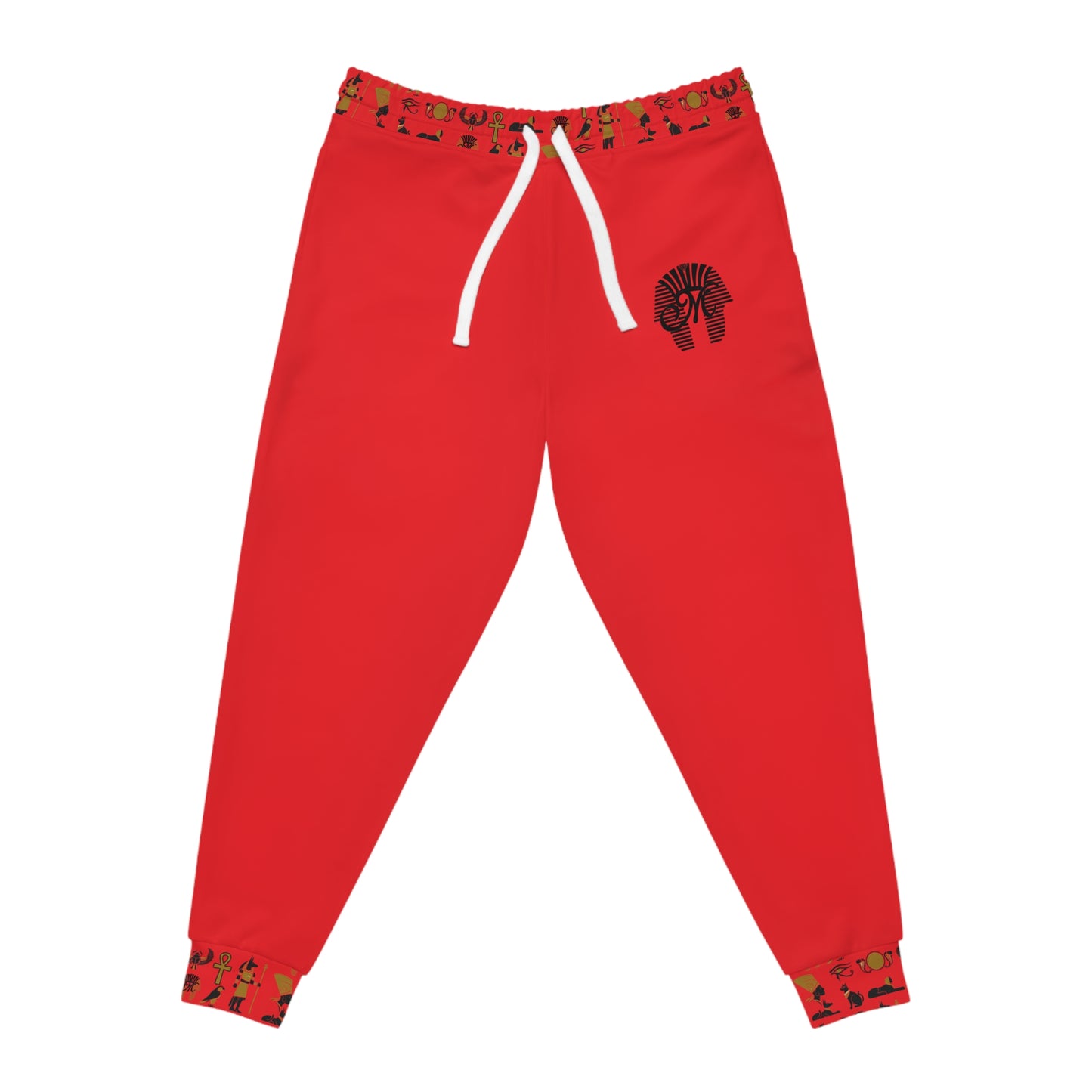 MoMel Athletic Joggers in Red - High Quality