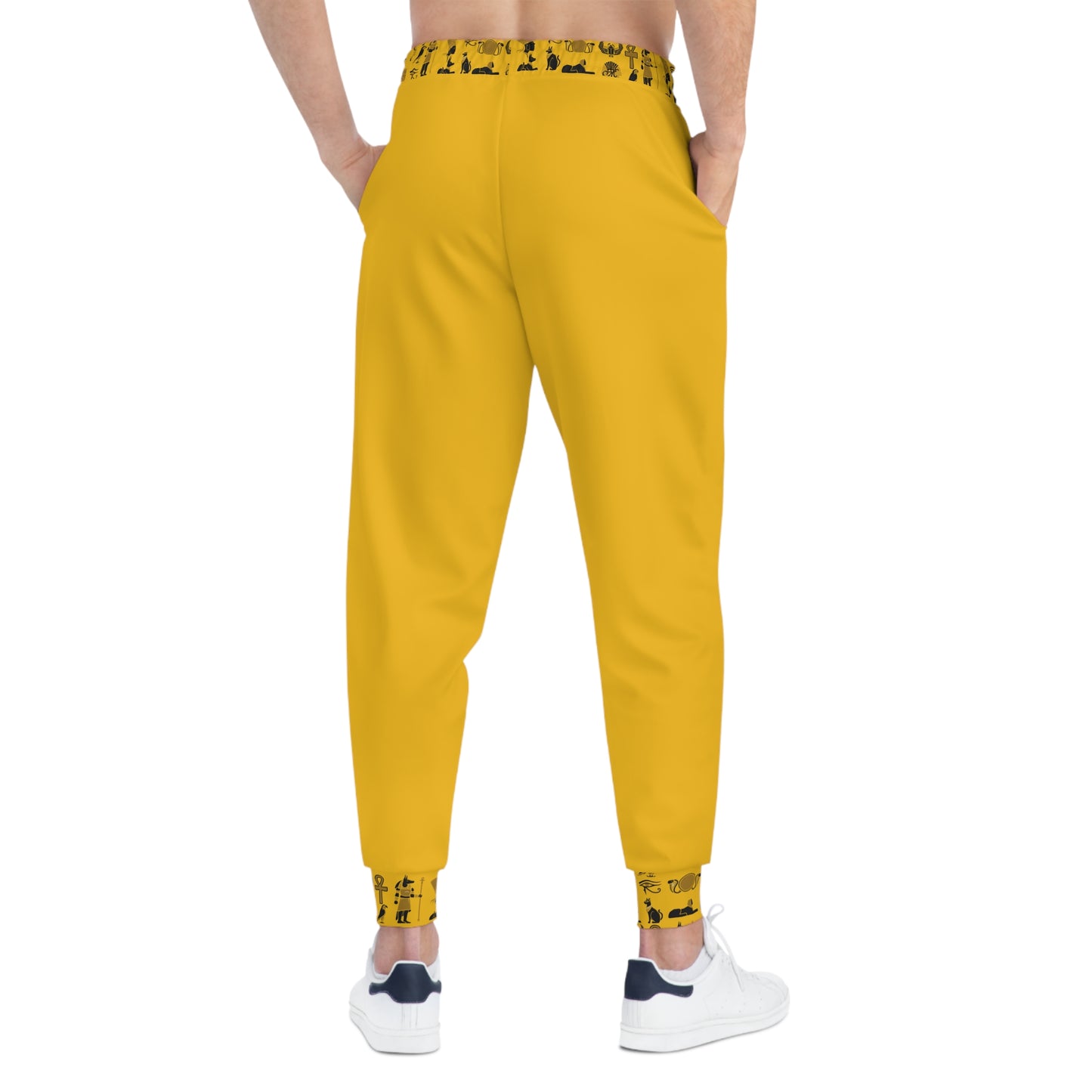 MoMel Athletic Joggers in Yellow - High Quality