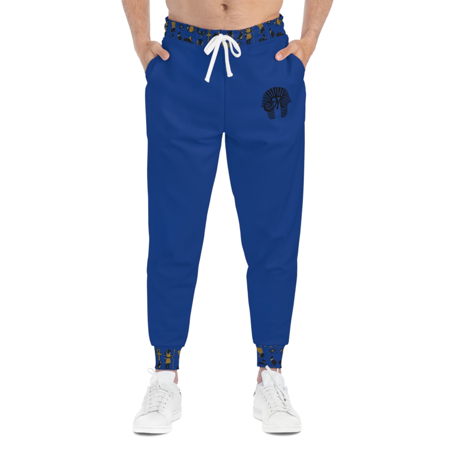 MoMel Athletic Joggers in Blue - High Quality