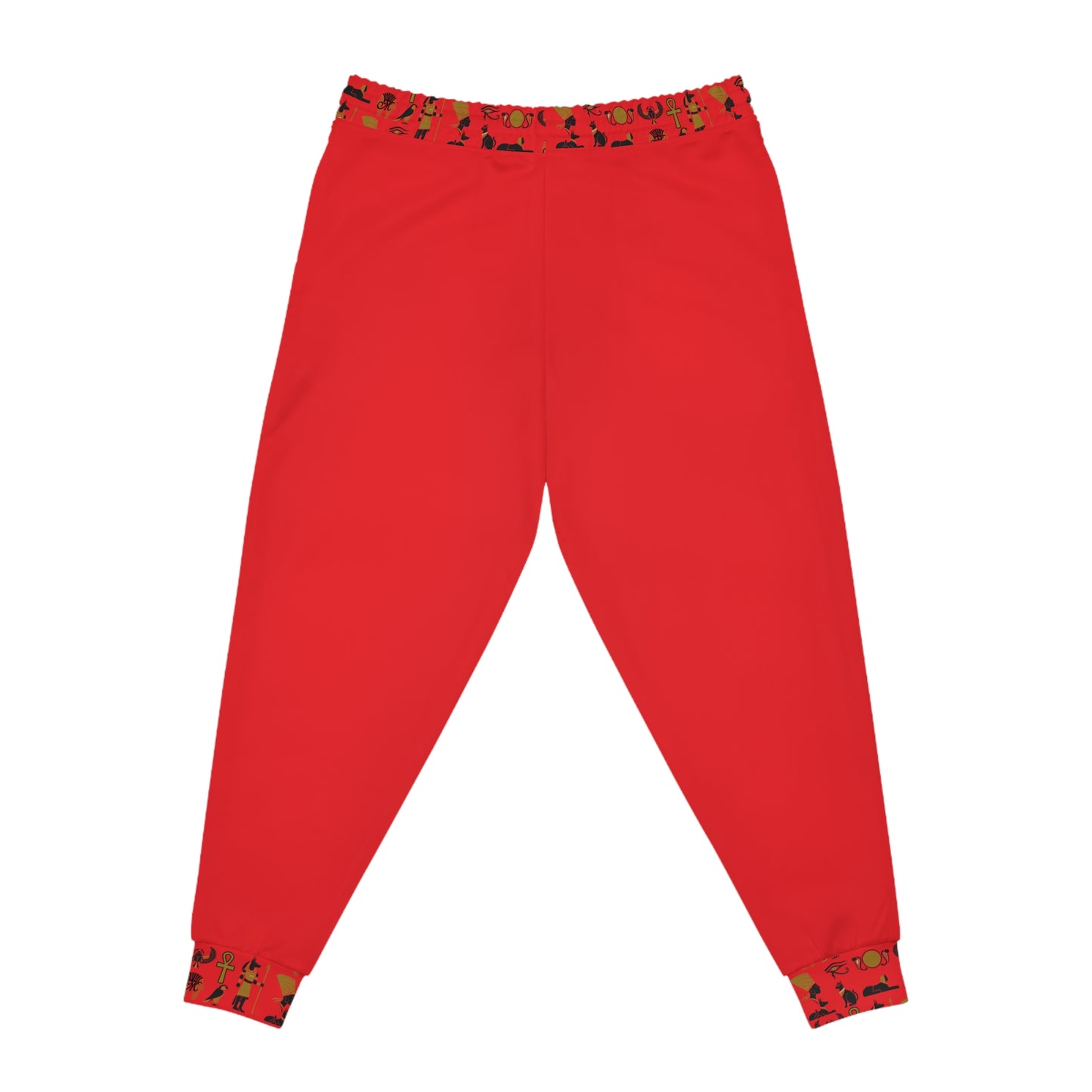 MoMel Athletic Joggers in Red - High Quality