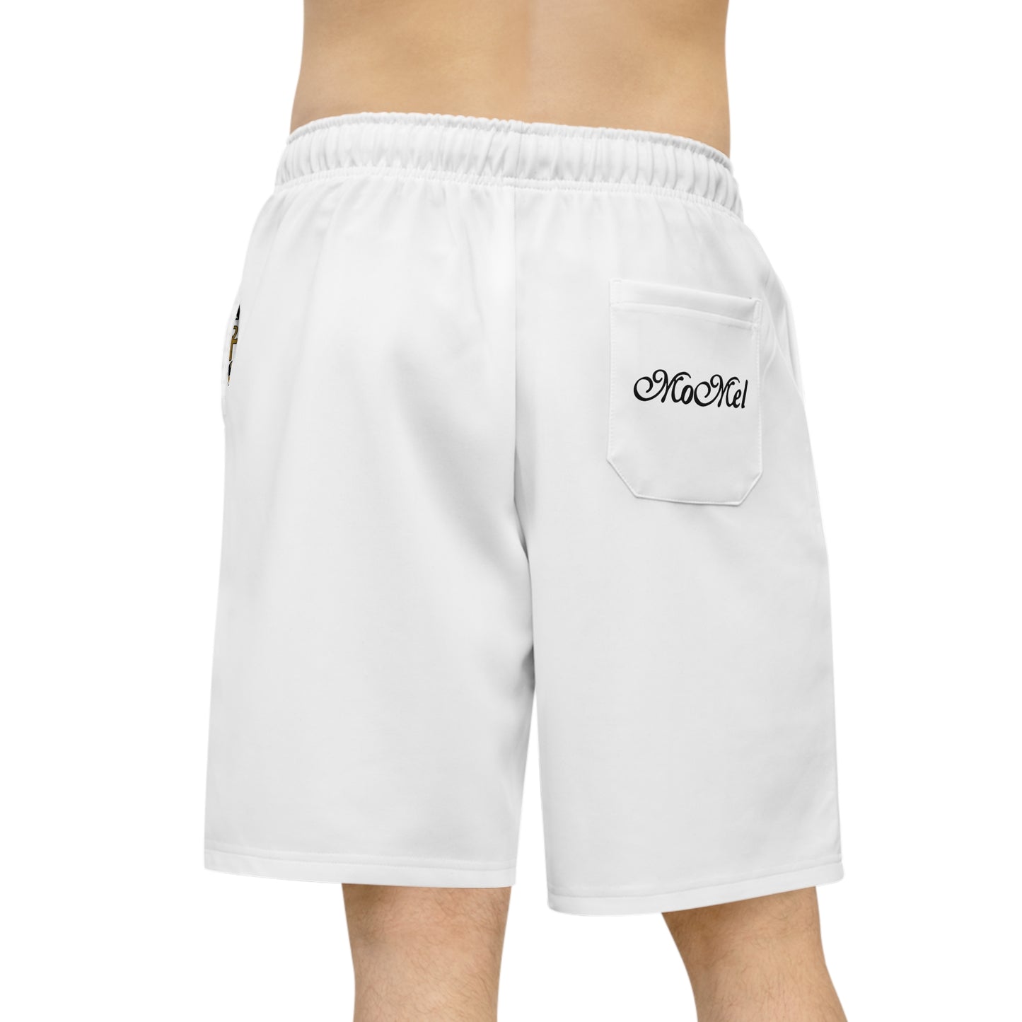 Stylish Athletic Long Shorts with Egyptian Design
