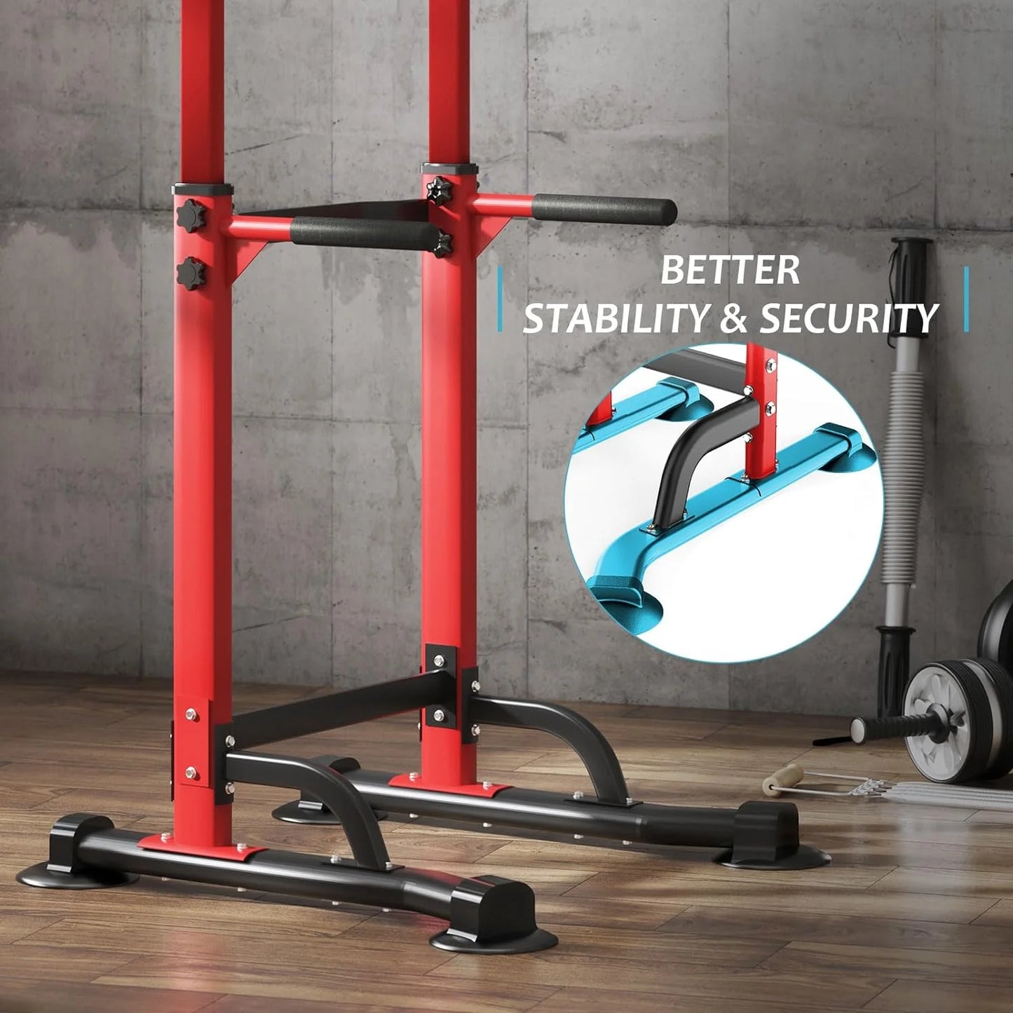 Adjustable Power Tower – Pull-Up & Dip Station for Home Gym