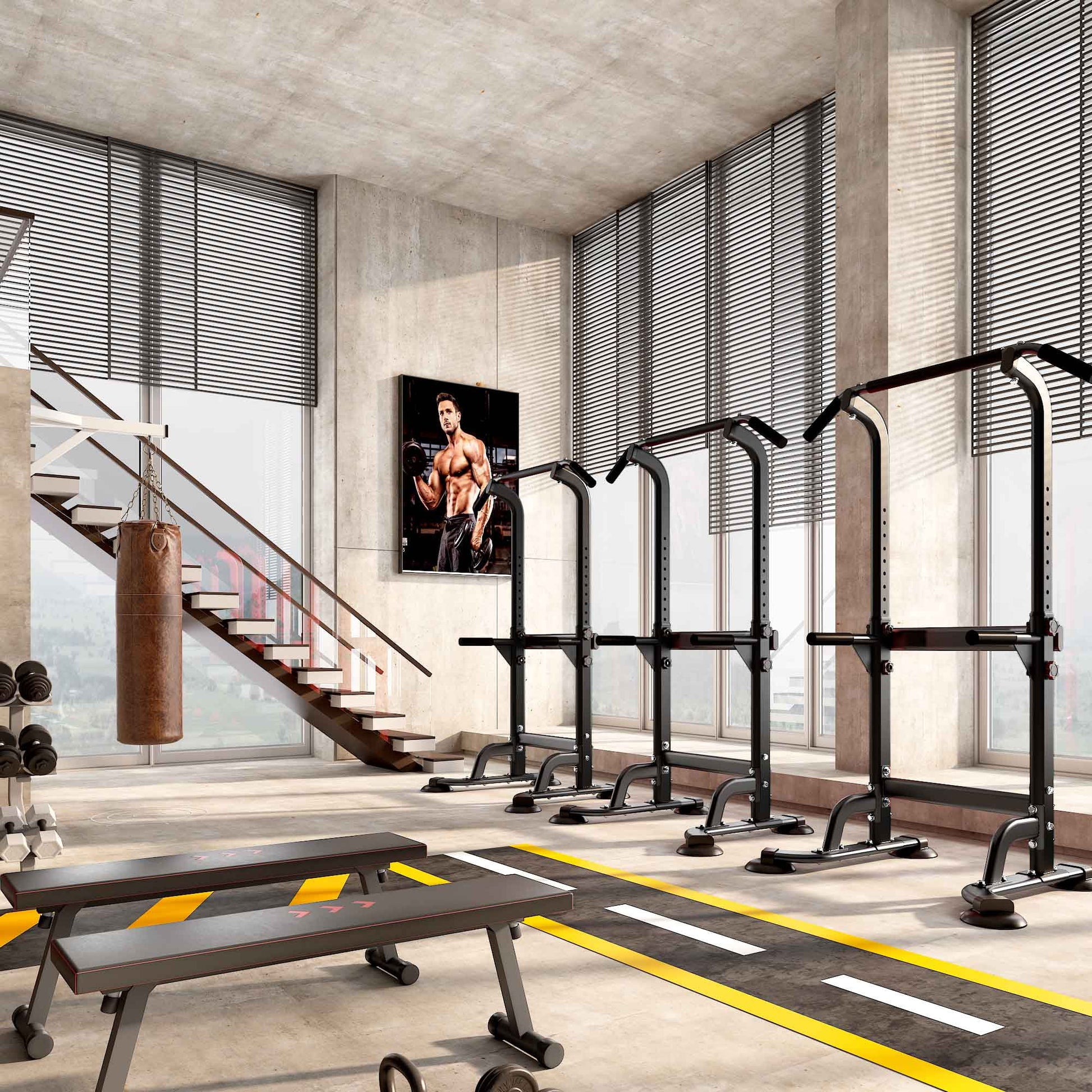 Adjustable Power Tower – Pull-Up & Strength Training Station