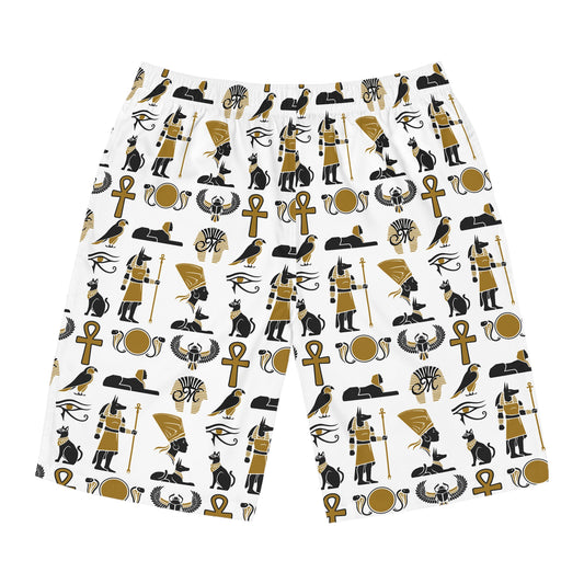 Stylish Egyptian Print Men's Board Shorts