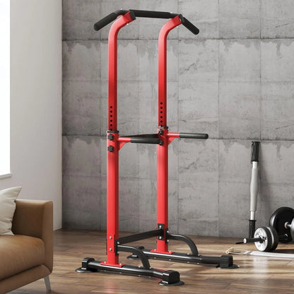 Adjustable Power Tower – Pull-Up & Dip Station for Home Gym