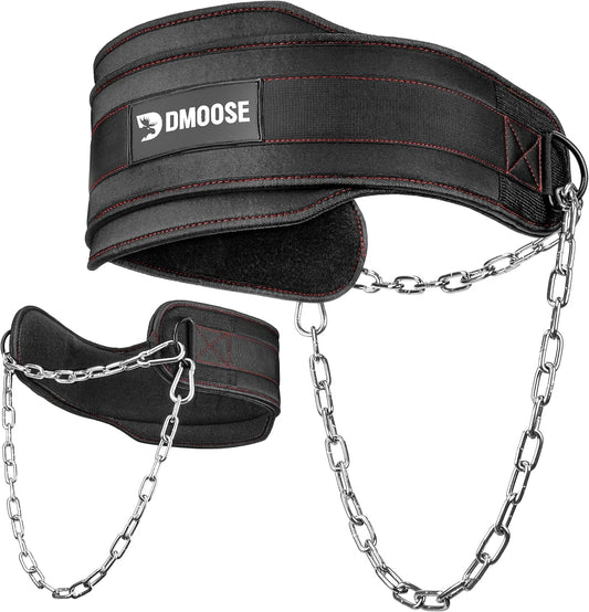 Weightlifting Dip Belt – Heavy-Duty with Chain & Neoprene Support